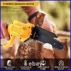 Cordless Chainsaw for DeWALT 20V Max Battery 6-Inch Hand-held Mini Pruning Saw