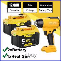 Cordless Heat Gun Hot Air Gun For Dewalt 20 Volt Max 8.0/12.0Ah Li-ion Battery