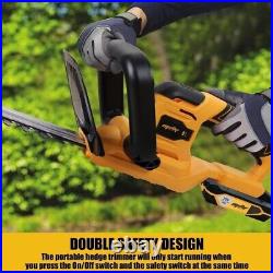 Cordless Hedge Trimmer for Dewalt 20V Max Battery, Electric Bush Trimmer with 22