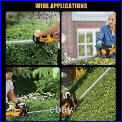 Cordless Hedge Trimmer for Dewalt 20V Max Battery, Electric Bush Trimmer with 22