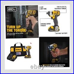 DEWALT 20-volt Max Variable Speed Cordless Impact Driver 1-Battery Included