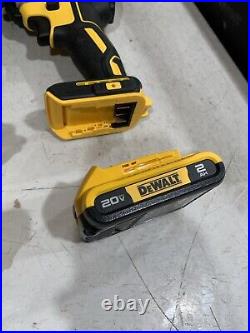 DEWALT 20V MAX Cordless Drill, Impact Driver 2 Batteries And Charger