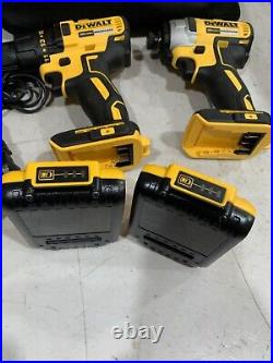 DEWALT 20V MAX Cordless Drill, Impact Driver 2 Batteries And Charger