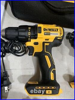 DEWALT 20V MAX Cordless Drill, Impact Driver 2 Batteries And Charger