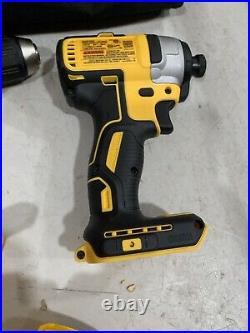 DEWALT 20V MAX Cordless Drill, Impact Driver 2 Batteries And Charger