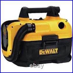 DEWALT 20V MAX Cordless Wet-Dry Vacuum, Tool Only (DCV580H), Black, Yellow, 17.10