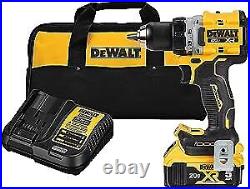 DEWALT 20V MAX XR Brushless Cordless 1/2 in Drill/Driver Kit DCD800P1 Yellow