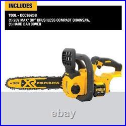 DEWALT 20V MAX XR Compact 12 Cordless Chainsaw, Tool Only DCCS620B. NEW