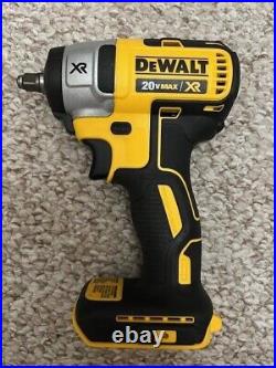 DEWALT 20V MAX XR Cordless Imp Wrench with Hog Ring, 3/8-Inch, Tool Only DCF890
