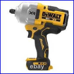 DEWALT 20V MAX XR Impact Wrench Kit Cordless 1/2 Ring Tool Hog Anvil High Torque