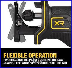 DEWALT 20V MAX XR Reciprocating Saw, Cordless, 2-Finger Variable Trigger, Keyles