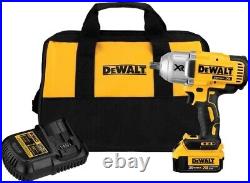 DEWALT 20V Max XR Impact Wrench Kit, Brushless, High Torque, Detent Pin Anvil