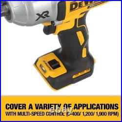 DEWALT 20V Max XR Impact Wrench Kit, Brushless, High Torque, Detent Pin Anvil