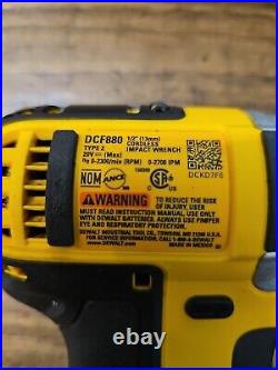 DEWALT DCF880 20-Volt MAX Cordless 1/2 in. Impact Wrench. 1 Battery & Charger