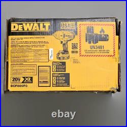 DEWALT DCF899P2 20V MAX XR 1/2-Inch Cordless Impact Wrench Kit with Detent Anvil