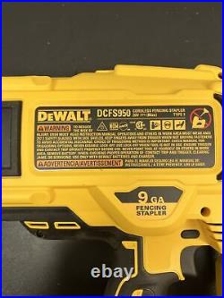DEWALT DCFS950B 20V MAX XR 9 GA Cordless Fencing Stapler (Tool Only)