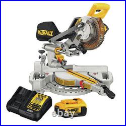 DEWALT DCS361M1 20V MAX Cordless 7 1/4 in. Sliding Miter Saw Kit (4 Ah) New