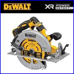 DEWALT XR Power Detect 20-volt Max 7-1/4-in Cordless Circular Saw (Bare Tool)