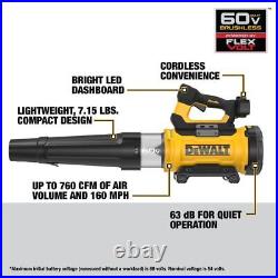 DeWALT DCBL777B 60V MAX Cordless Brushless High Power Blower Bare Tool