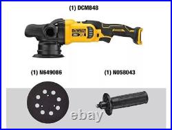 DeWALT DCM848B 20V MAX XR 5 Brushless Cordless Random Orbit Polisher -Bare Tool