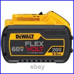 DeWalt DCB609 20V/60V MAX 9.0AH FlexVolt Cordless Premium Li-Ion Battery, 180 WH