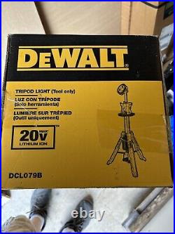 DeWalt DCL079B 20V MAX Cordless 3000 Lumens White LED Tripod Light, Bare Tool