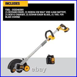 Dewalt 20V Max Brushless Cordless Edger 4Ah Kit