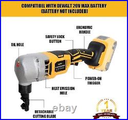 Mellif Cordless Metal Nibbler FOR Dewalt 20v Max 18 Gauge Brushless NO Battery