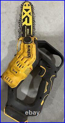 USED Dewalt Max 20V 8 inch Pruning Electric Cordless Chainsaw Tool Only DCCS623B