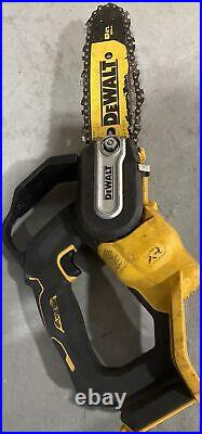 USED Dewalt Max 20V 8 inch Pruning Electric Cordless Chainsaw Tool Only DCCS623B